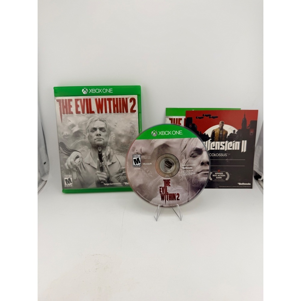 The Evil Within 2 Xbox One Bethesda Tango Gameworks Survival Horror Game Disc